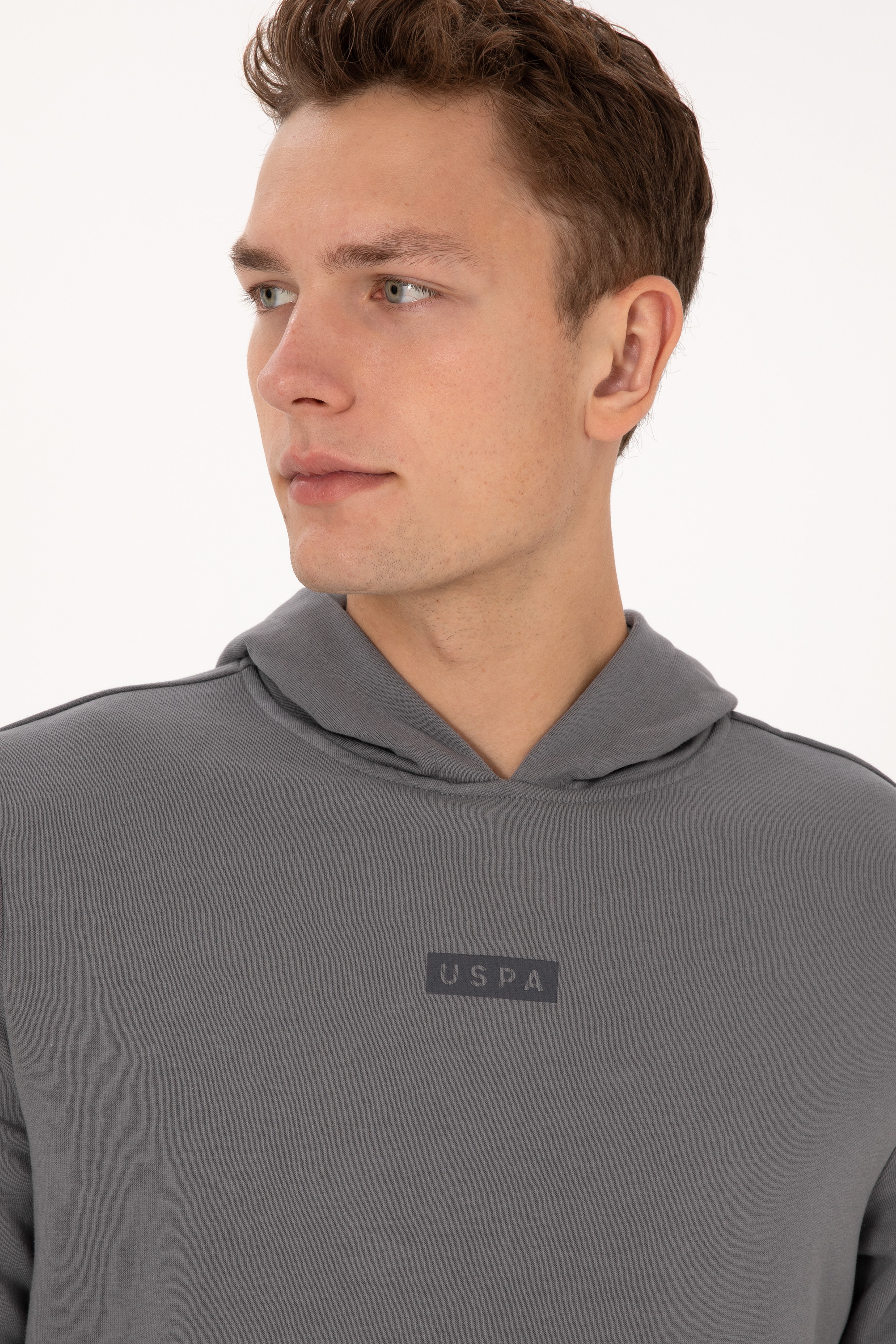 Erkek Gri Sweatshirt - Image 2