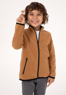 Erkek Çocuk Camel Örme Hırka - 50313853114