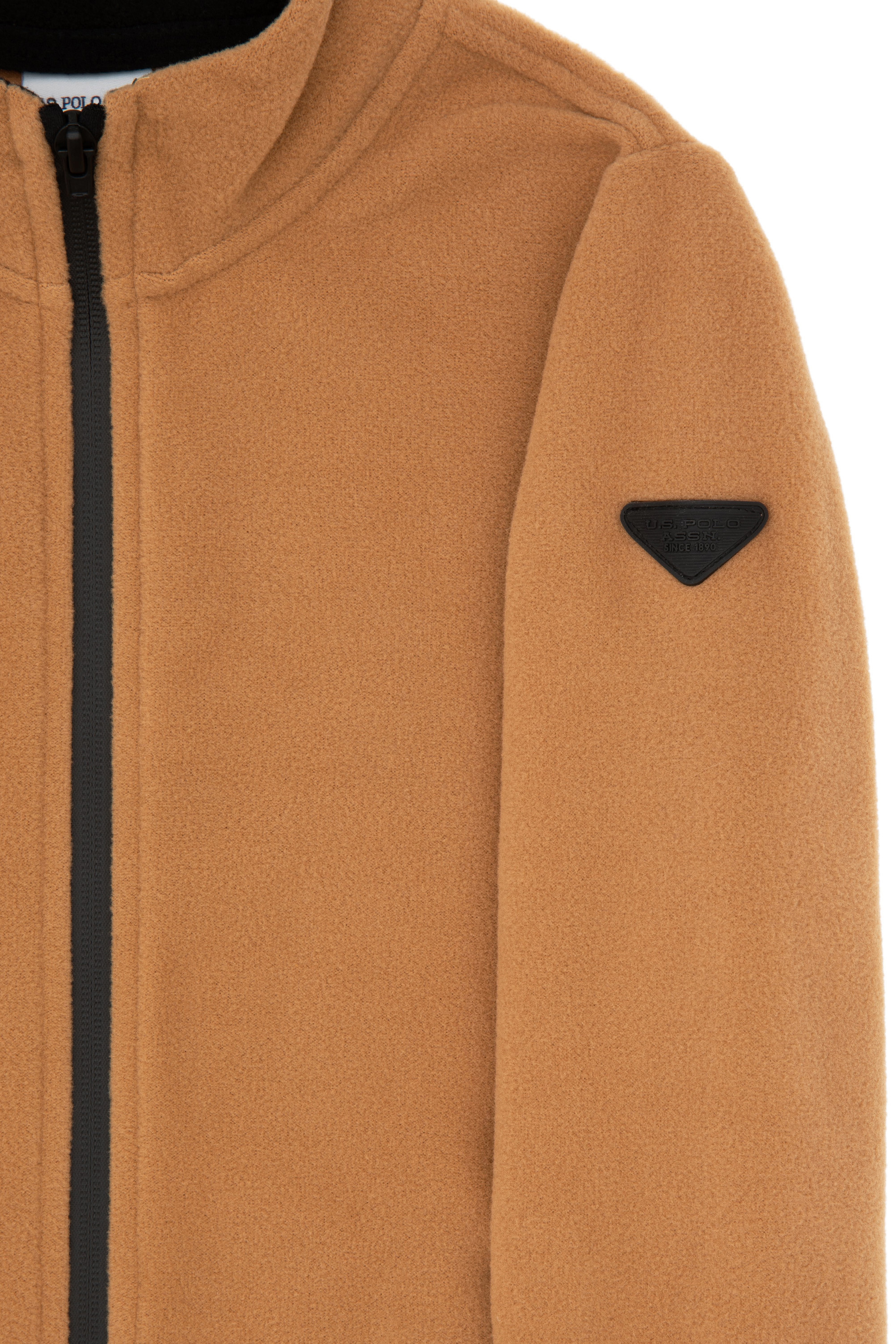 Erkek Çocuk Camel Polar Örme Hırka