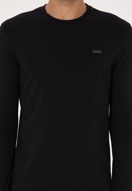 Erkek Slim Fit Bisiklet Yaka Siyah Süprem Basic Sweatshirt - 50313744021