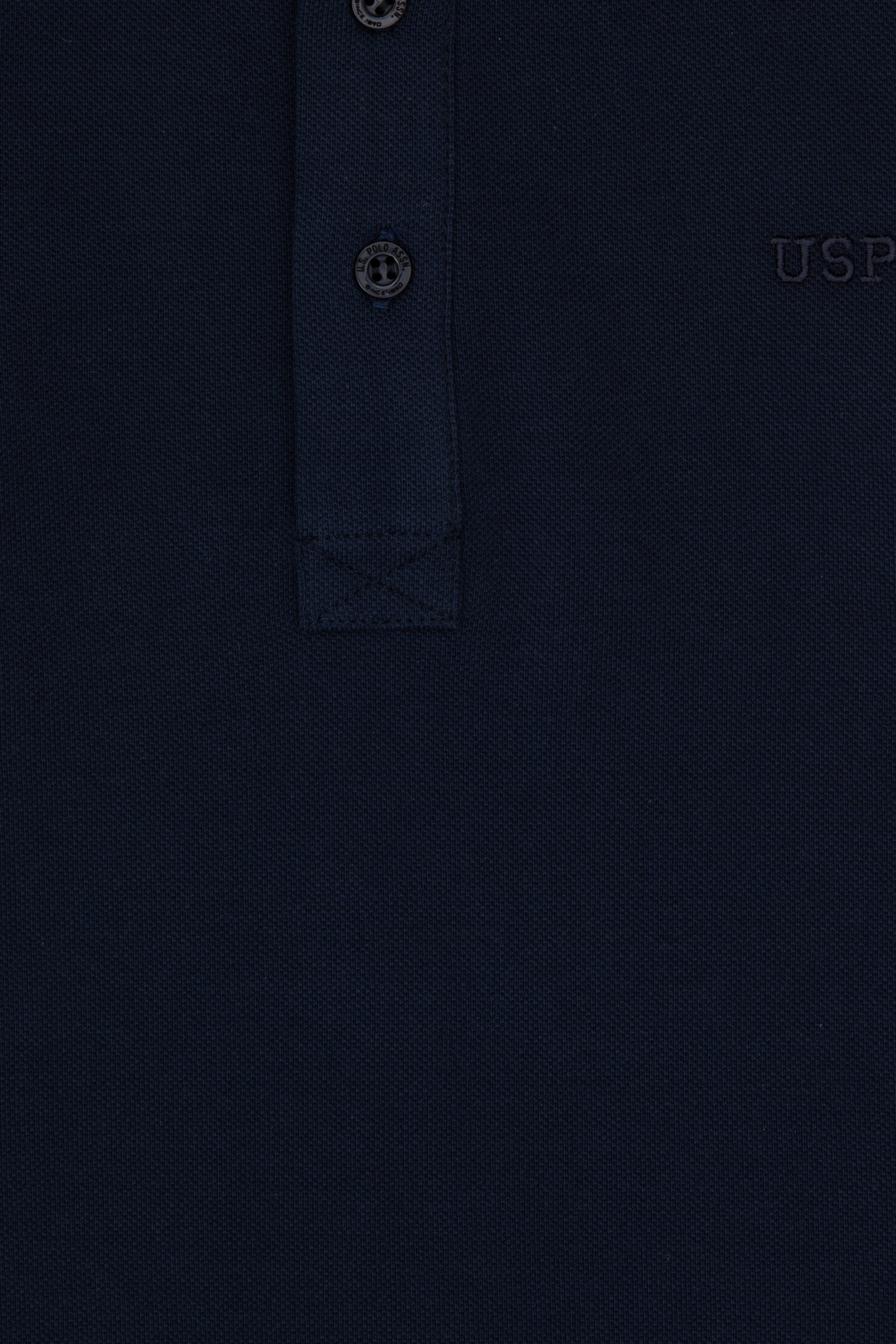 Erkek Çocuk Lacivert Basic Polo Yaka Sweatshirt - Image 7