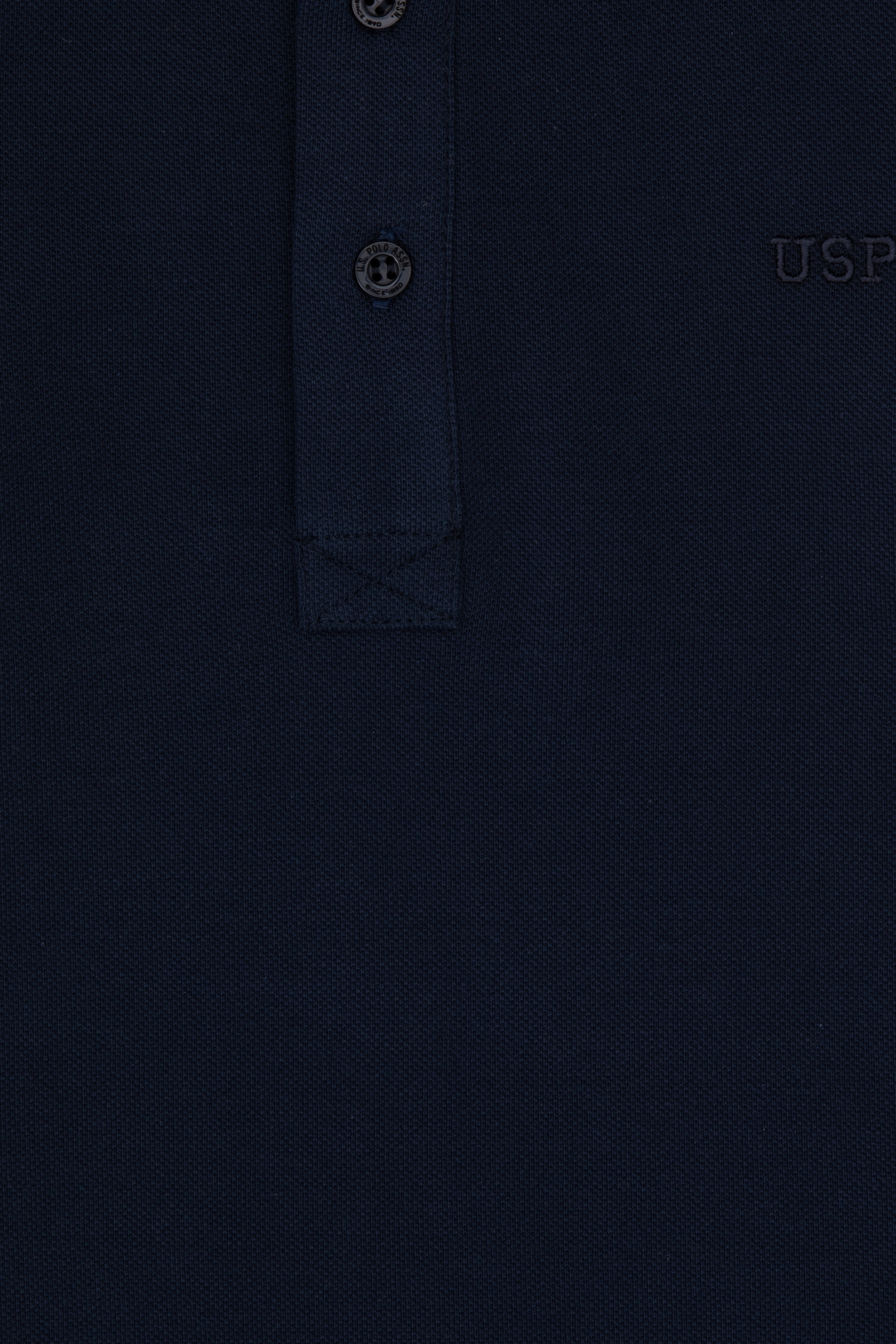 Erkek Çocuk Lacivert Basic Polo Yaka Sweatshirt