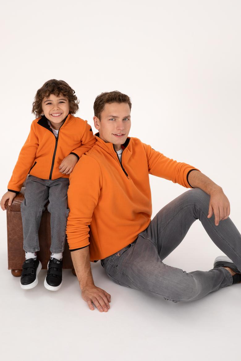 Erkek Çocuk Bakır Örme Hırka - 50313853094