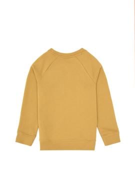 Erkek Çocuk Hardal Basic Bisiklet Yaka Sweatshirt - 50313832089