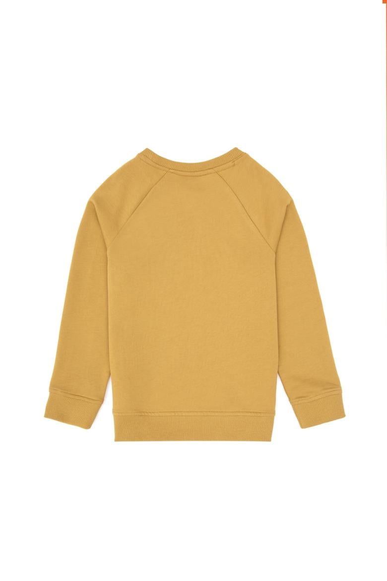 Erkek Çocuk Hardal Basic Bisiklet Yaka Sweatshirt - 50313832089