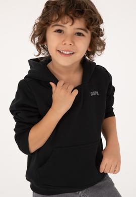 Erkek Çocuk Siyah Basic Sweatshirt - 50313808024