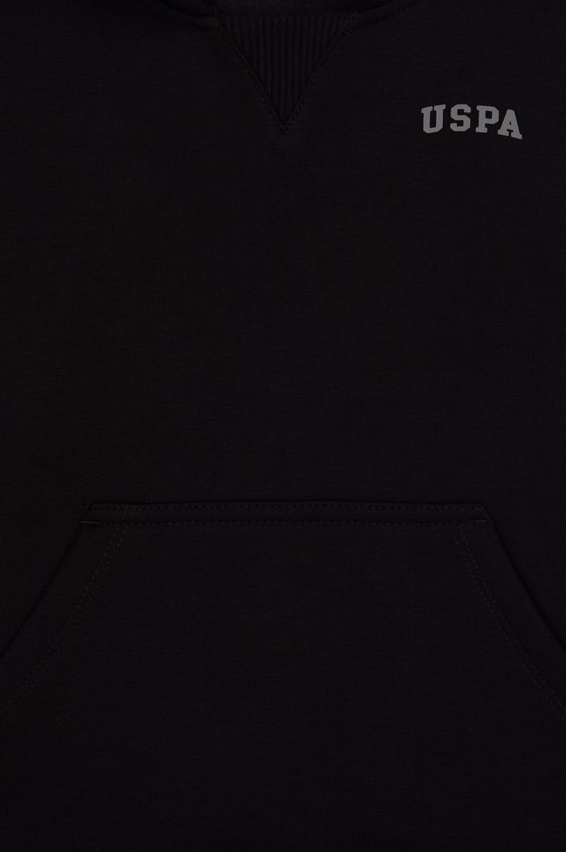 Erkek Çocuk Siyah Basic Sweatshirt