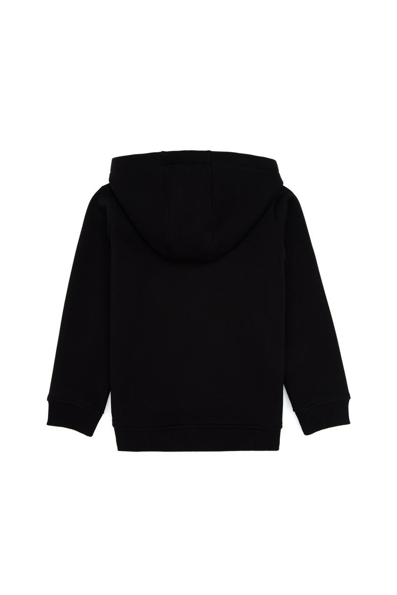 Erkek Çocuk Siyah Basic Sweatshirt - 50313808024