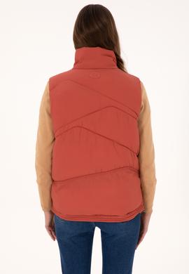 Kadın Gül Kurusu Yelek - 50308091051