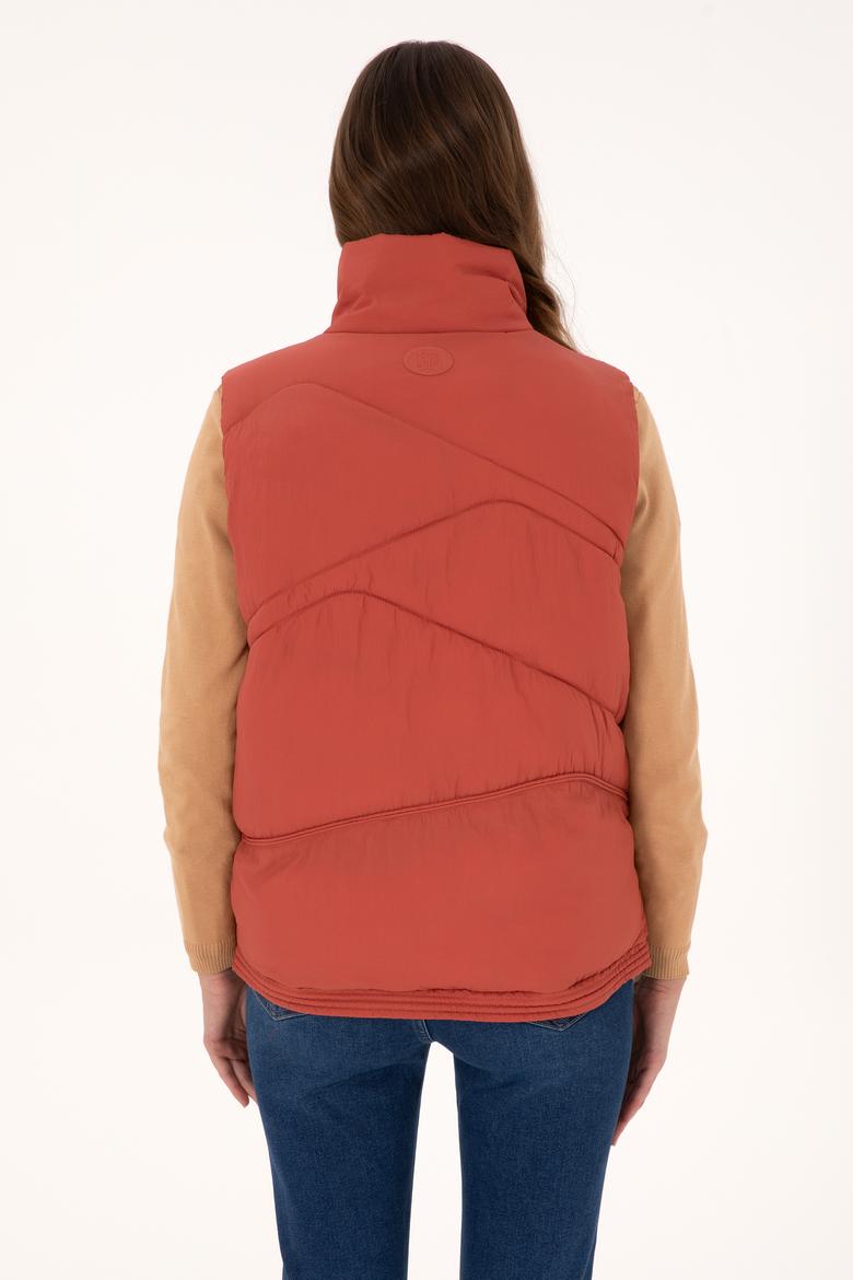 Kadın Gül Kurusu Yelek - 50308091051