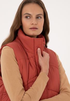 Kadın Gül Kurusu Yelek - 50308091051