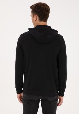 Erkek Siyah Örme Hırka - 50313748016