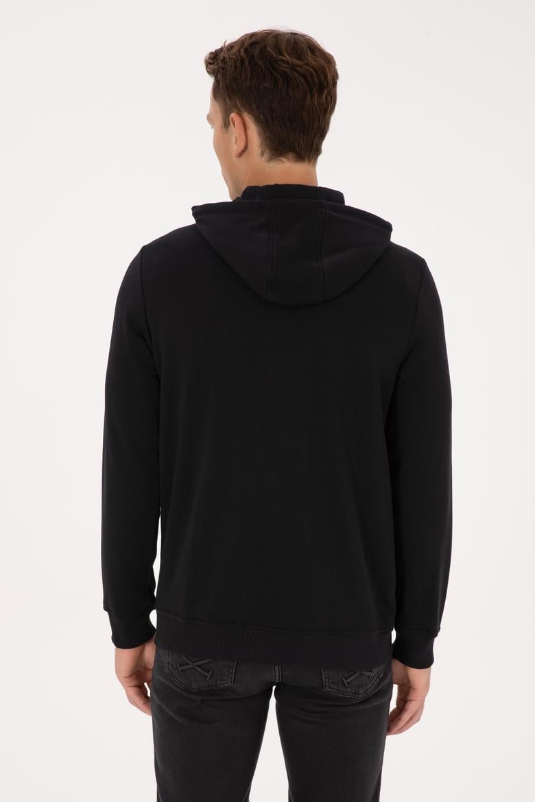 Erkek Siyah Örme Hırka - 50313748016