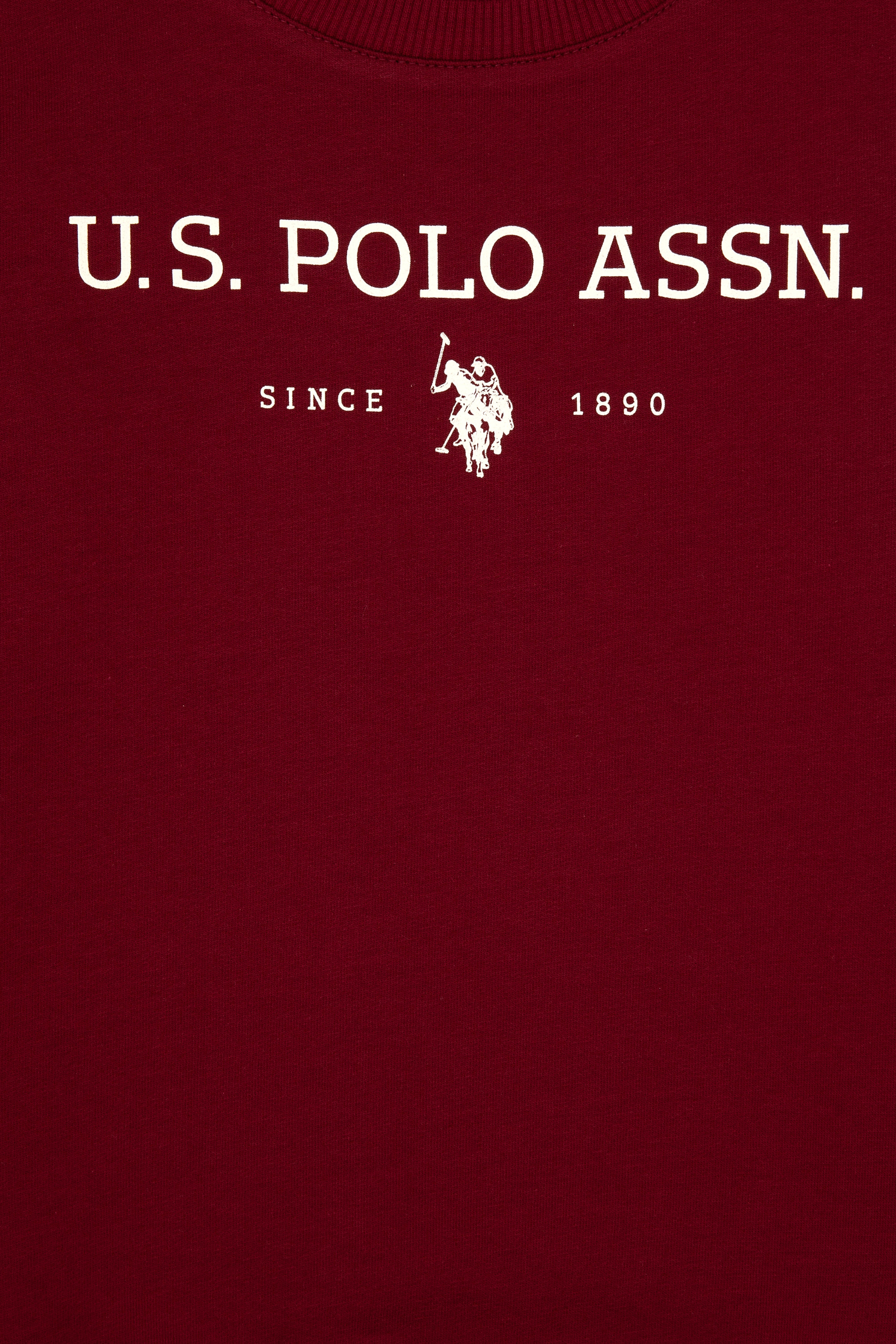 Erkek Çocuk Bordo Bisiklet Yaka Sweatshirt - Image 7