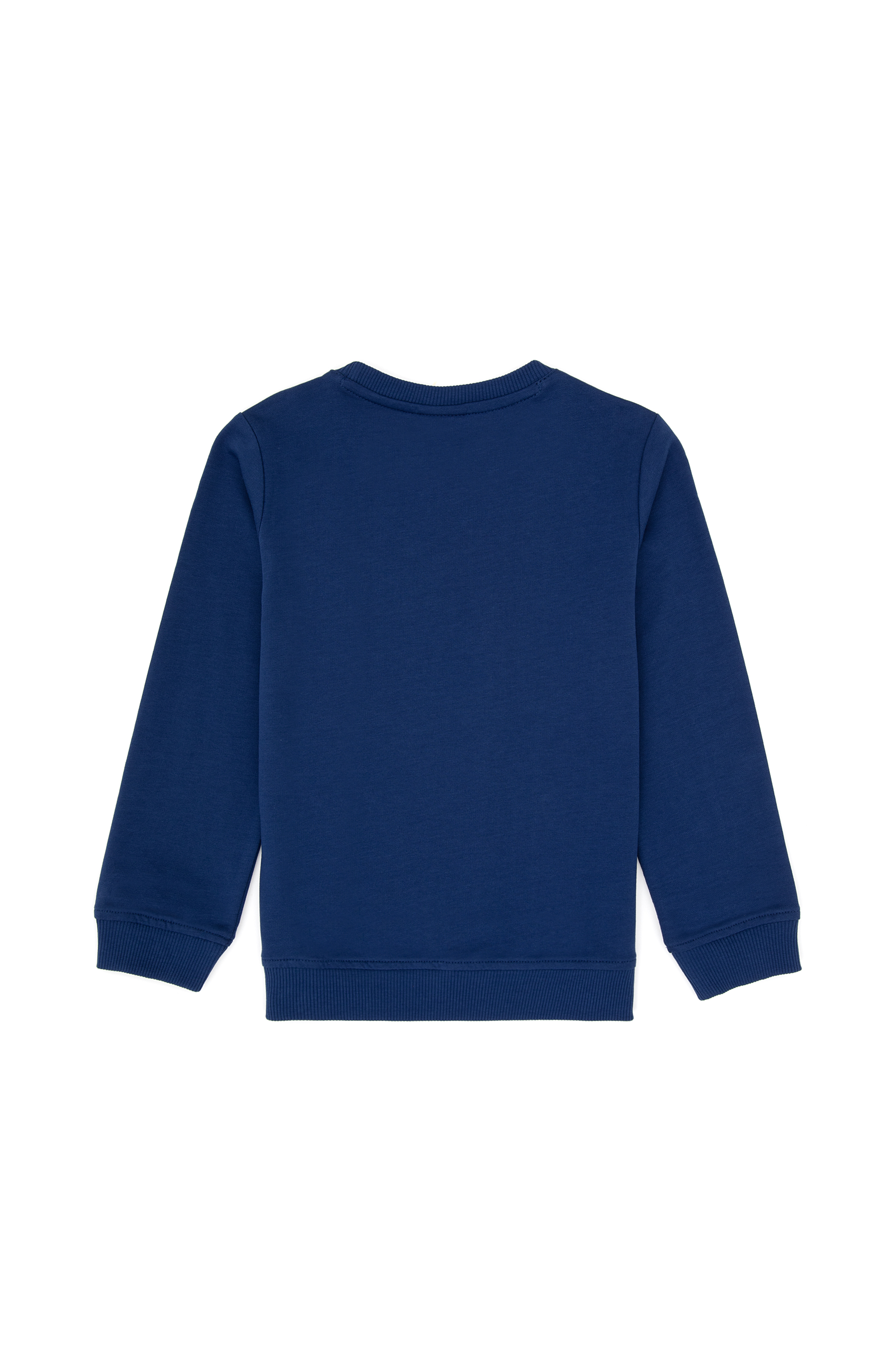Erkek Çocuk İndigo Bisiklet Yaka Sweatshirt