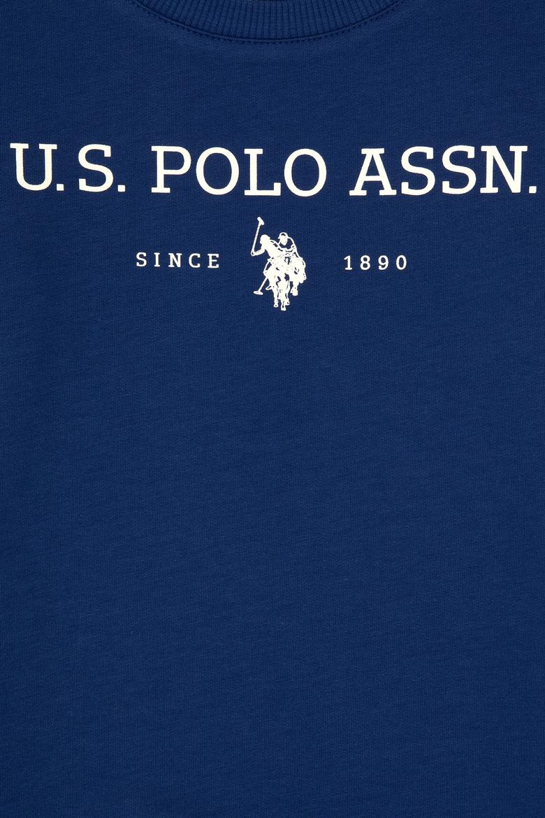 Erkek Çocuk İndigo Bisiklet Yaka Sweatshirt - 50313900056