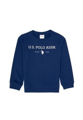 Erkek Çocuk İndigo Bisiklet Yaka Sweatshirt - 50313900056