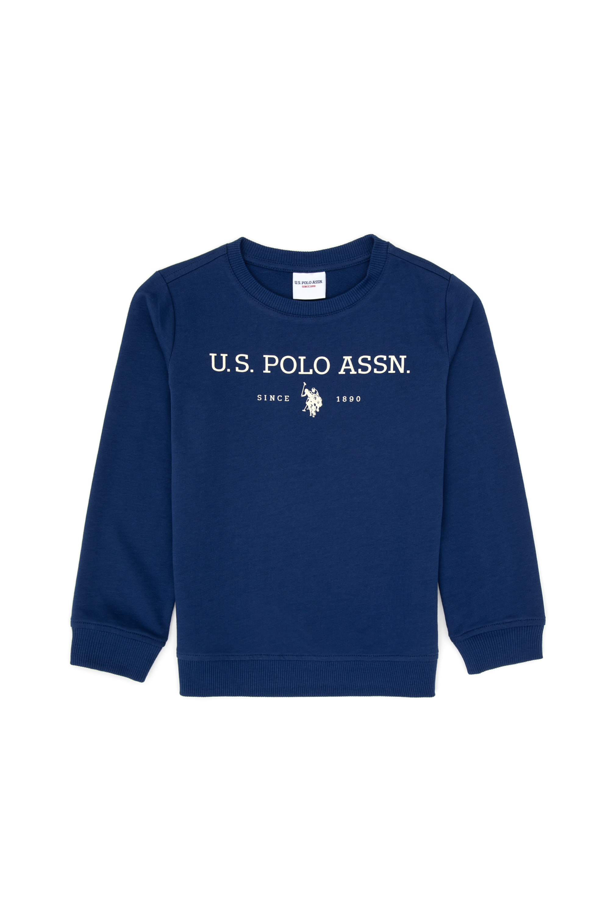 Erkek Çocuk İndigo Bisiklet Yaka Sweatshirt - Image 5