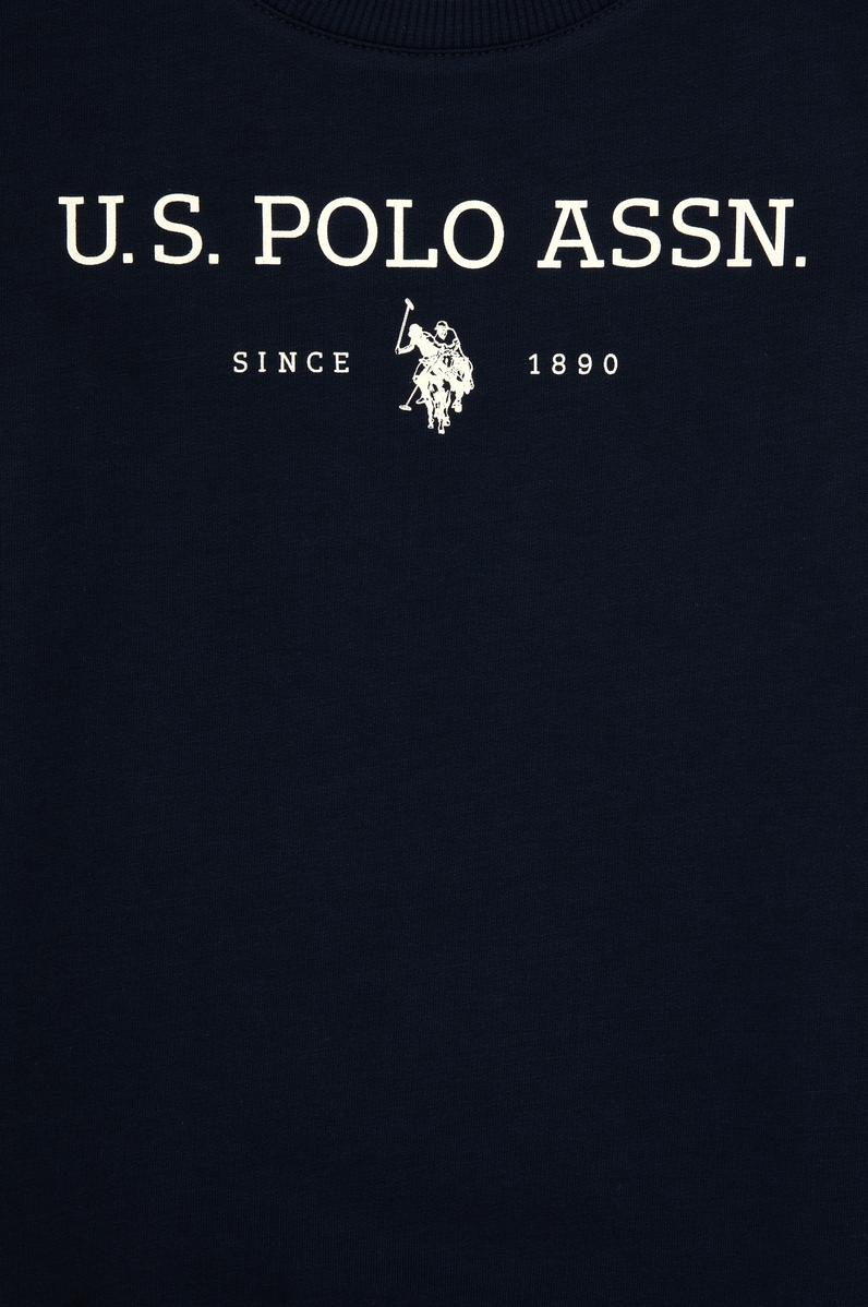 Erkek Çocuk Lacivert Bisiklet Yaka Sweatshirt