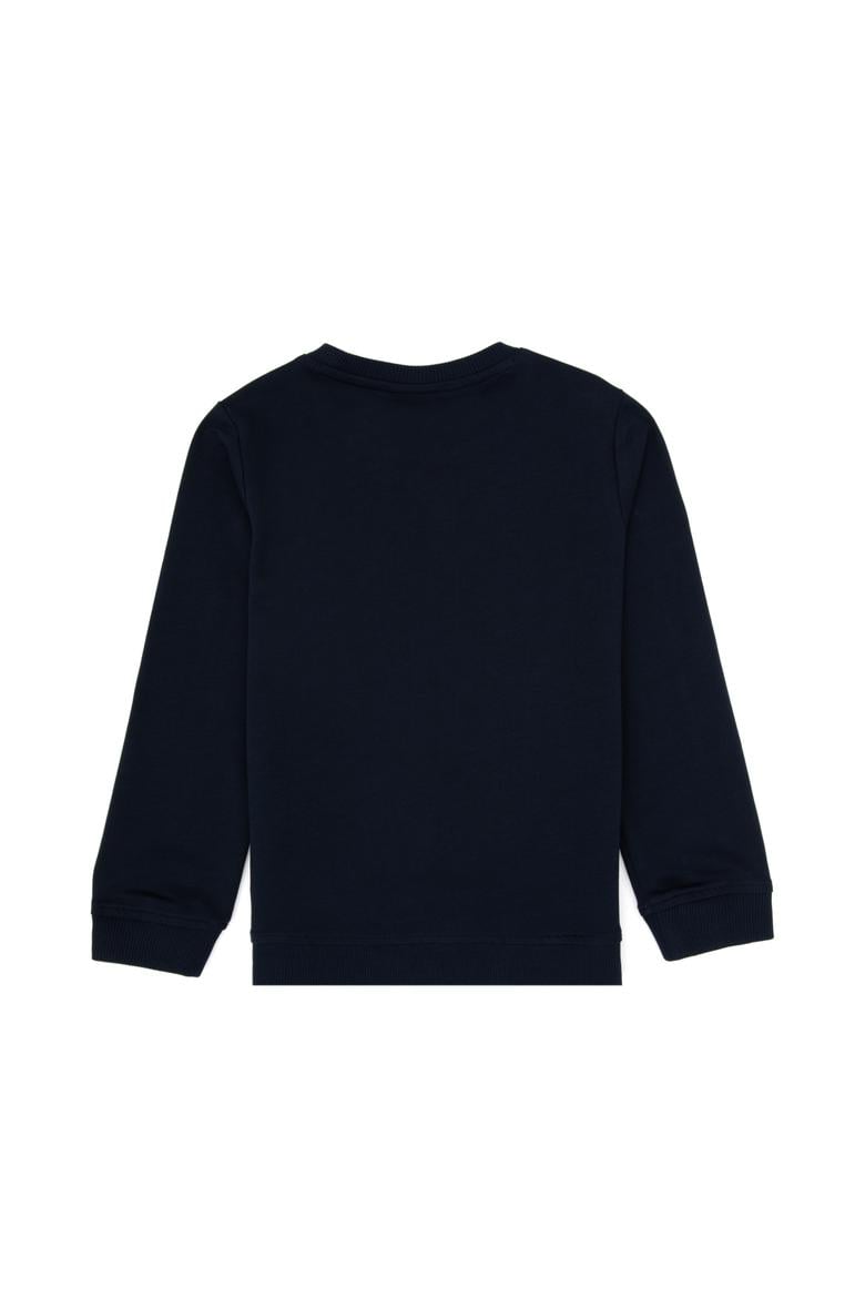 Erkek Çocuk Lacivert Bisiklet Yaka Sweatshirt - 50313900005