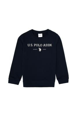 Erkek Çocuk Lacivert Bisiklet Yaka Sweatshirt - 50313900005