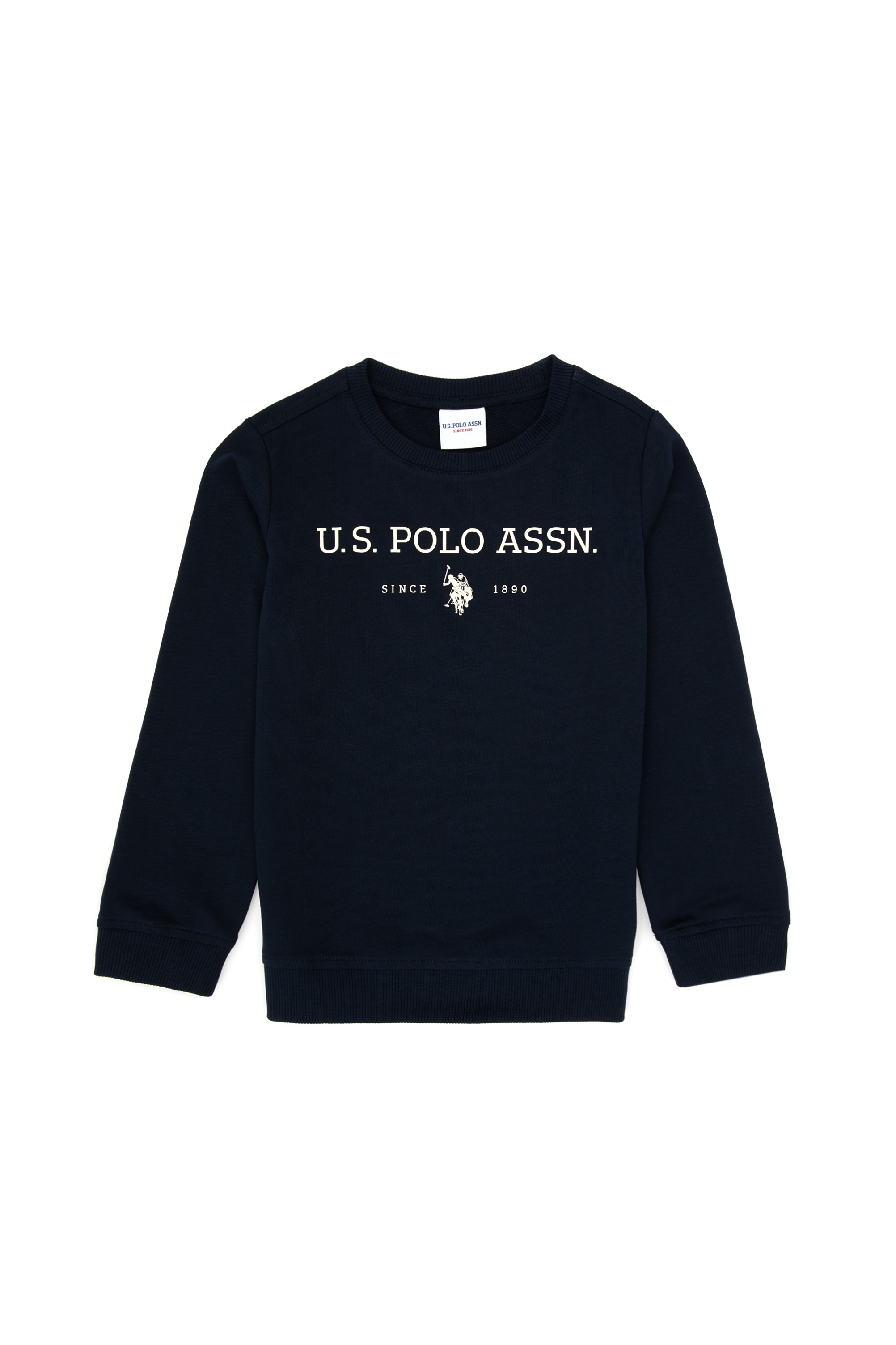 Erkek Çocuk Lacivert Bisiklet Yaka Sweatshirt - Image 5