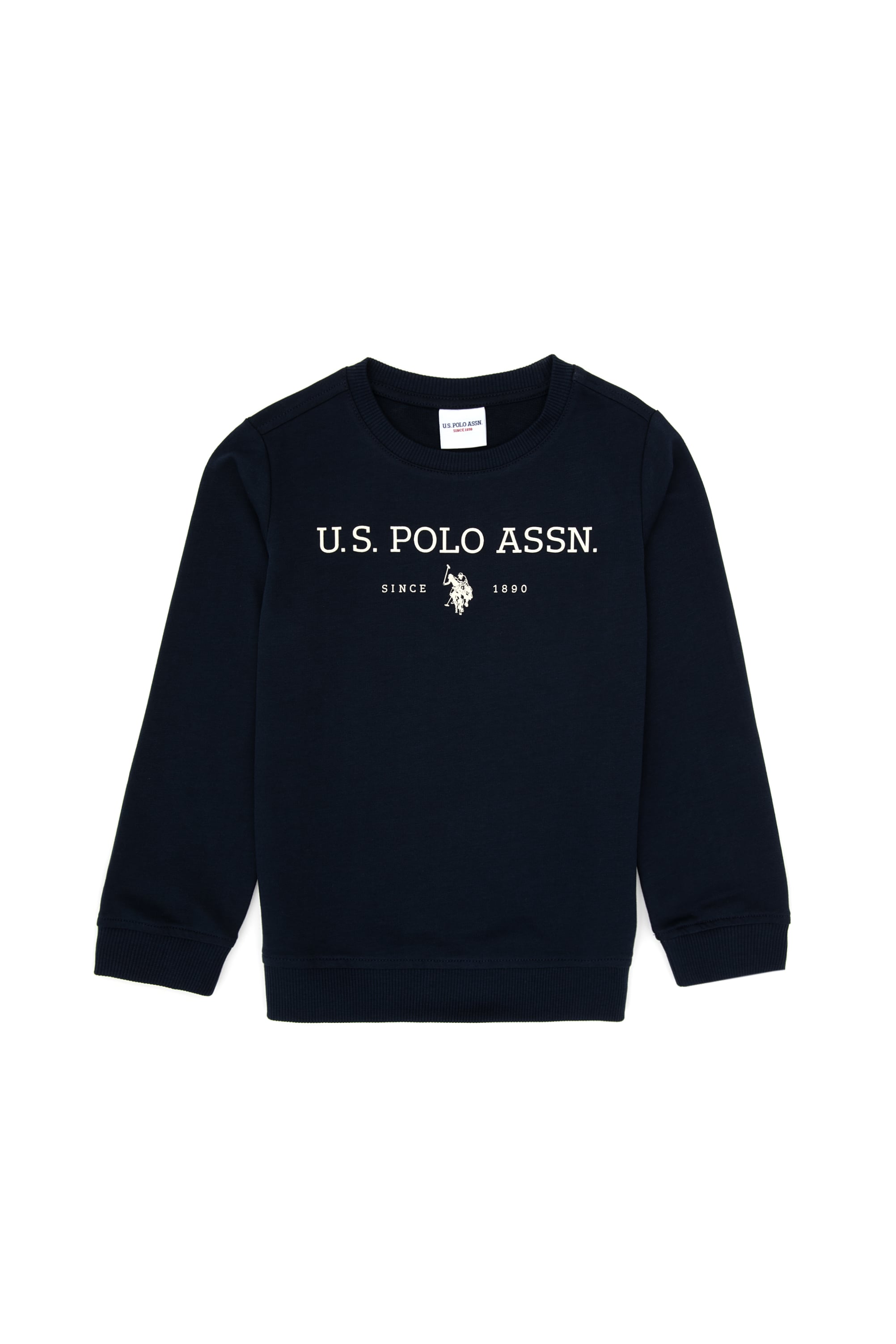 Erkek Çocuk Lacivert Bisiklet Yaka Sweatshirt
