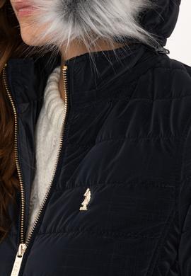 Kadın Lacivert Deri Ceket - 50317317012