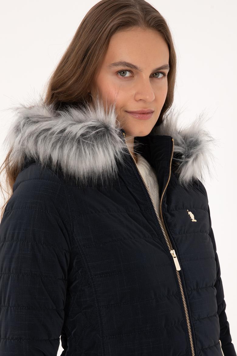 Kadın Lacivert Deri Ceket - 50317317012