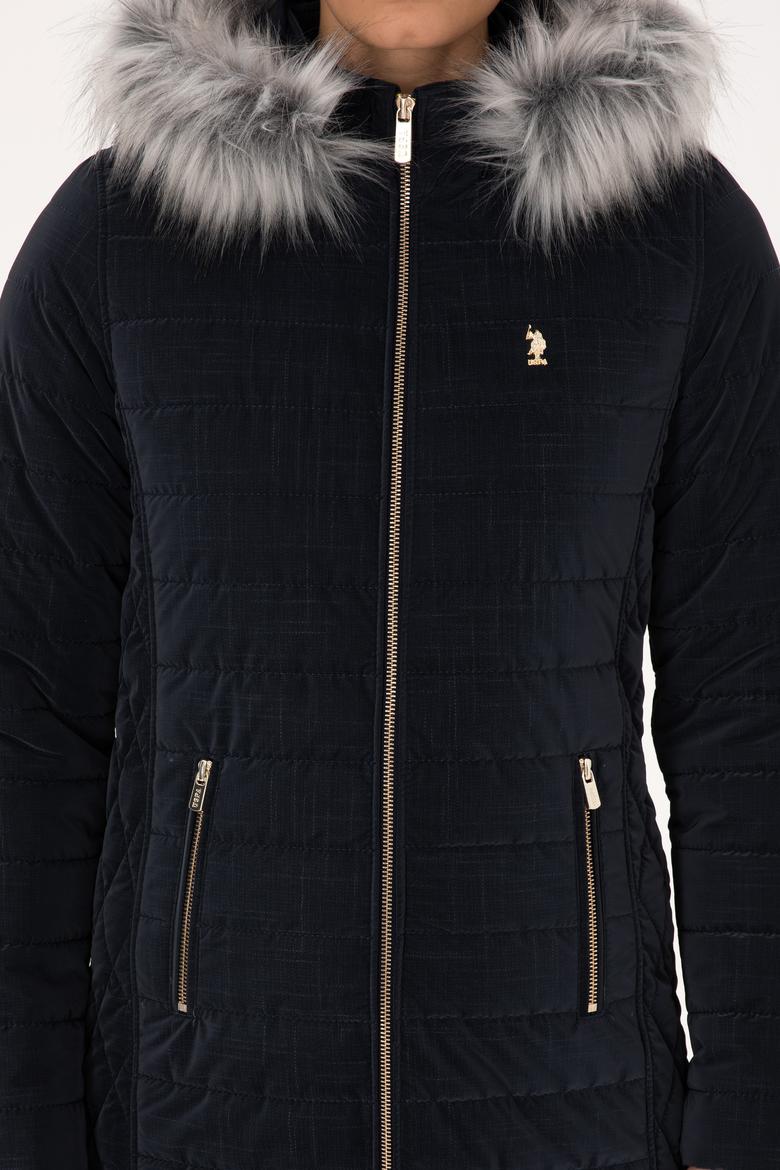 Kadın Lacivert Deri Ceket - 50317317012