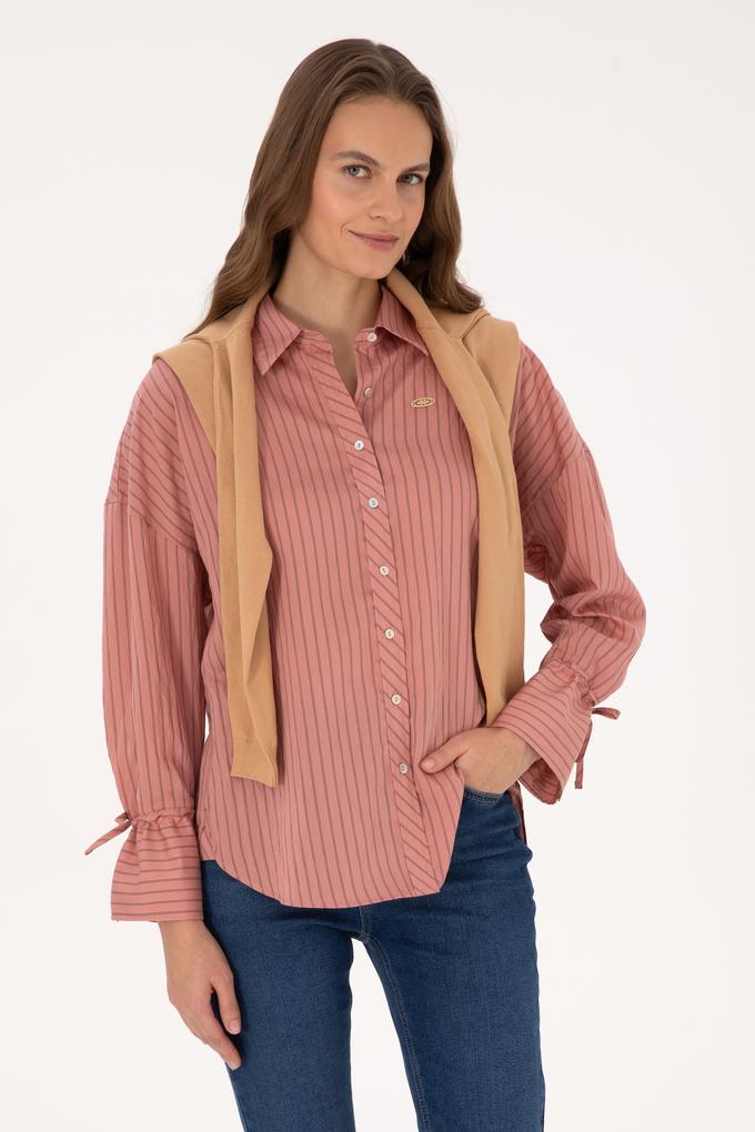 Kadın Orkide Uzun Kollu Gömlek