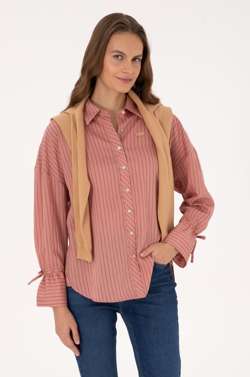 Kadın Orkide Uzun Kollu Gömlek