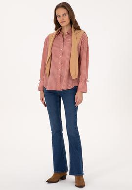 Kadın Orkide Uzun Kollu Gömlek - 50308701029