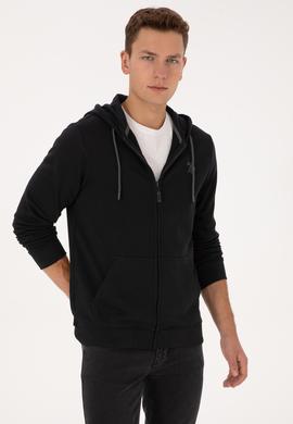 Erkek Siyah Örme Hırka - 50313748016