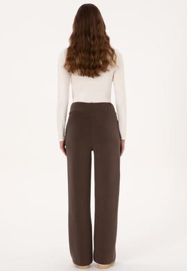 Kadın Koyu Kahverengi Modal Karışımlı Loose Fit Eşofman Altı - 50307761102