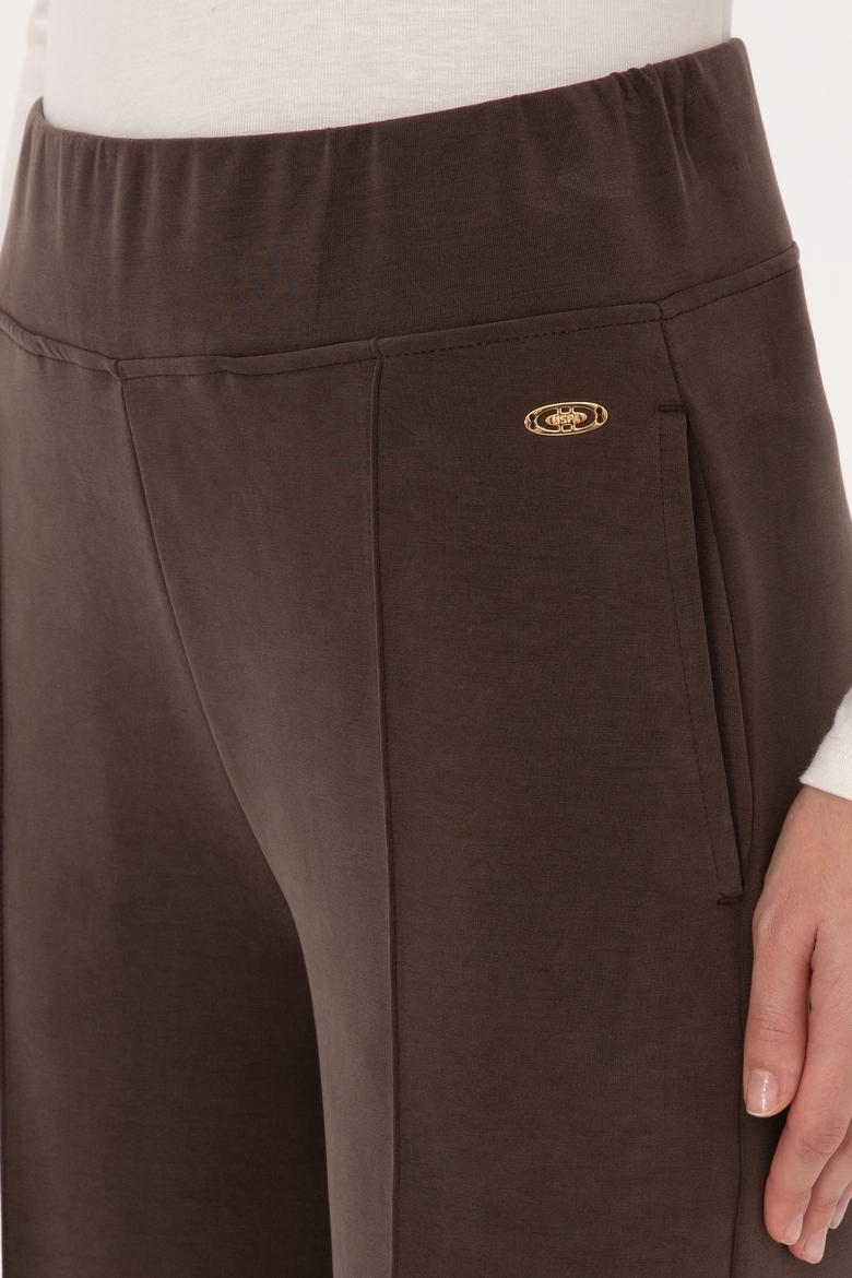 Kadın Koyu Kahverengi Modal Karışımlı Loose Fit Eşofman Altı - 50307761102