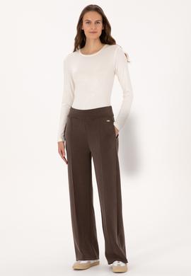 Kadın Koyu Kahverengi Modal Karışımlı Loose Fit Eşofman Altı - 50307761102