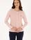Kadın Pudra Basic Triko Hırka