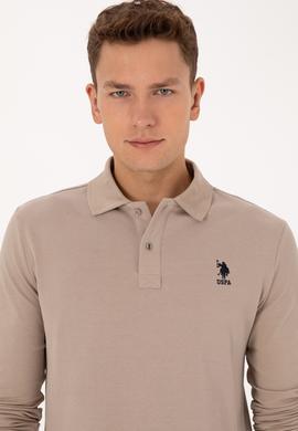 Erkek Koyu Bej Basic Sweatshirt - 50307757304