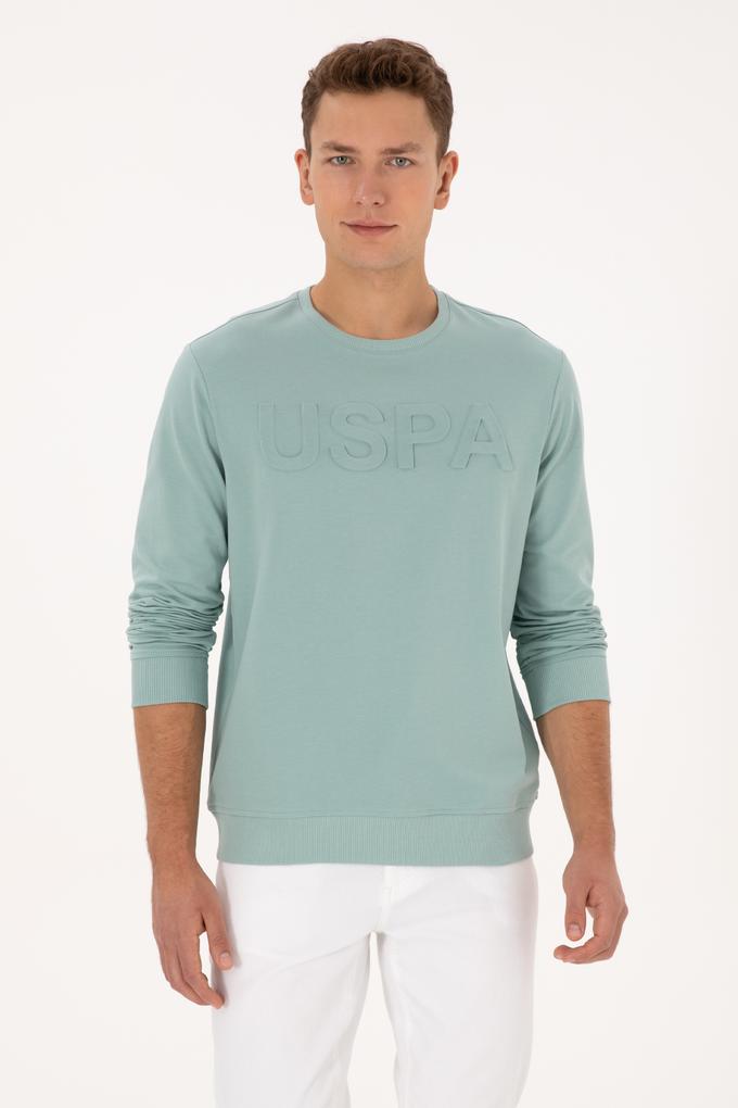 Erkek Mint Basic Sweatshirt