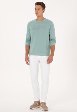 Erkek Mint Basic Sweatshirt - 50307793127