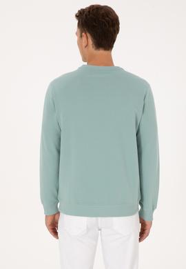 Erkek Mint Basic Sweatshirt - 50307793127