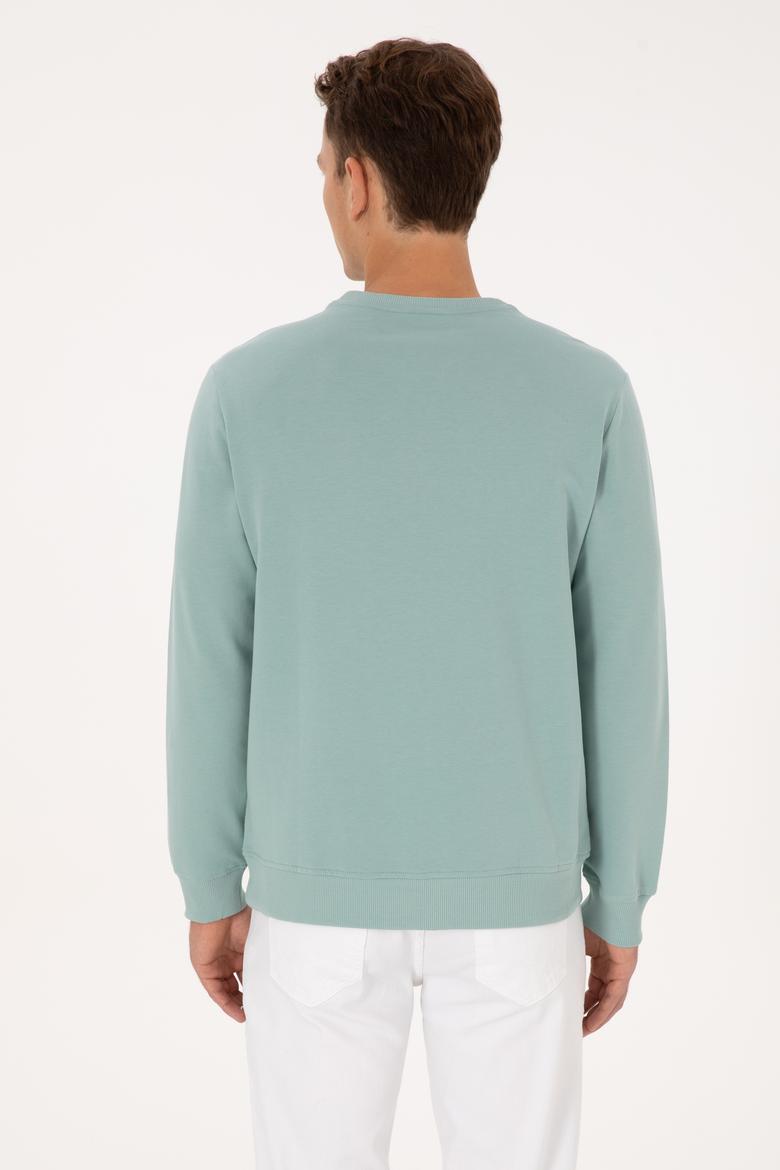 Erkek Mint Basic Sweatshirt - 50307793127