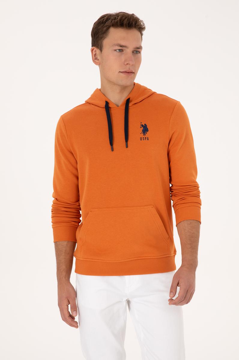 Erkek Bakır Basic Sweatshirt