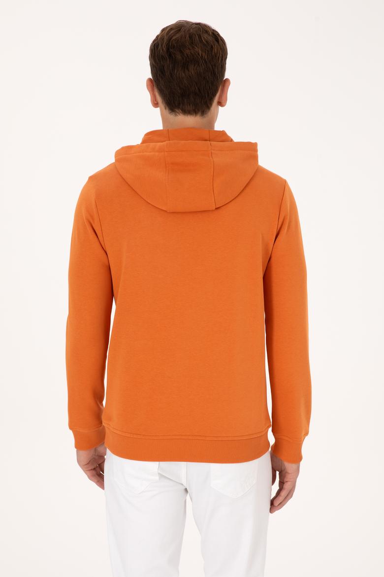 Erkek Bakır Basic Sweatshirt - 50307703141