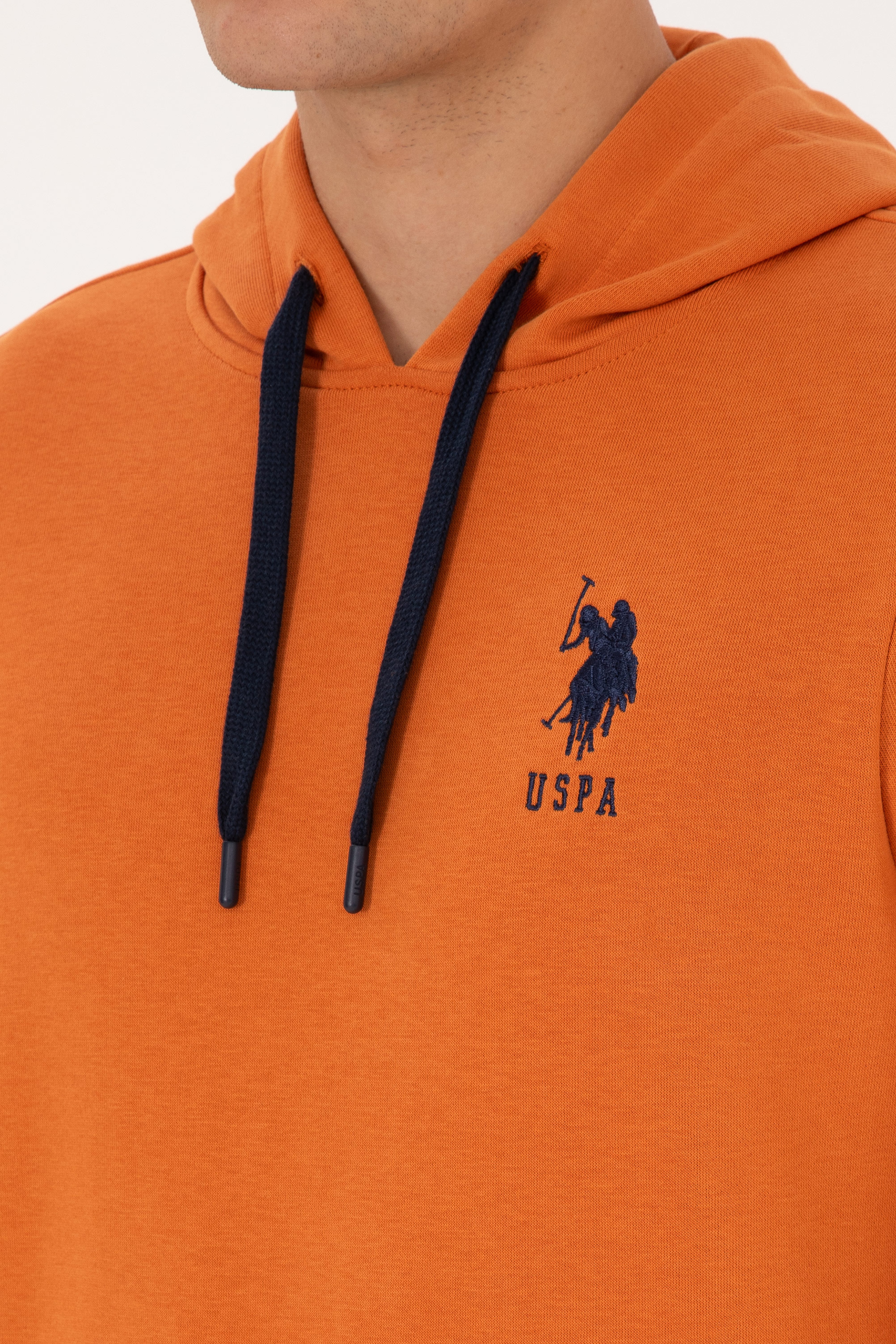 Erkek Regular Fit Kapüşonlu Bakır Basic Sweatshirt