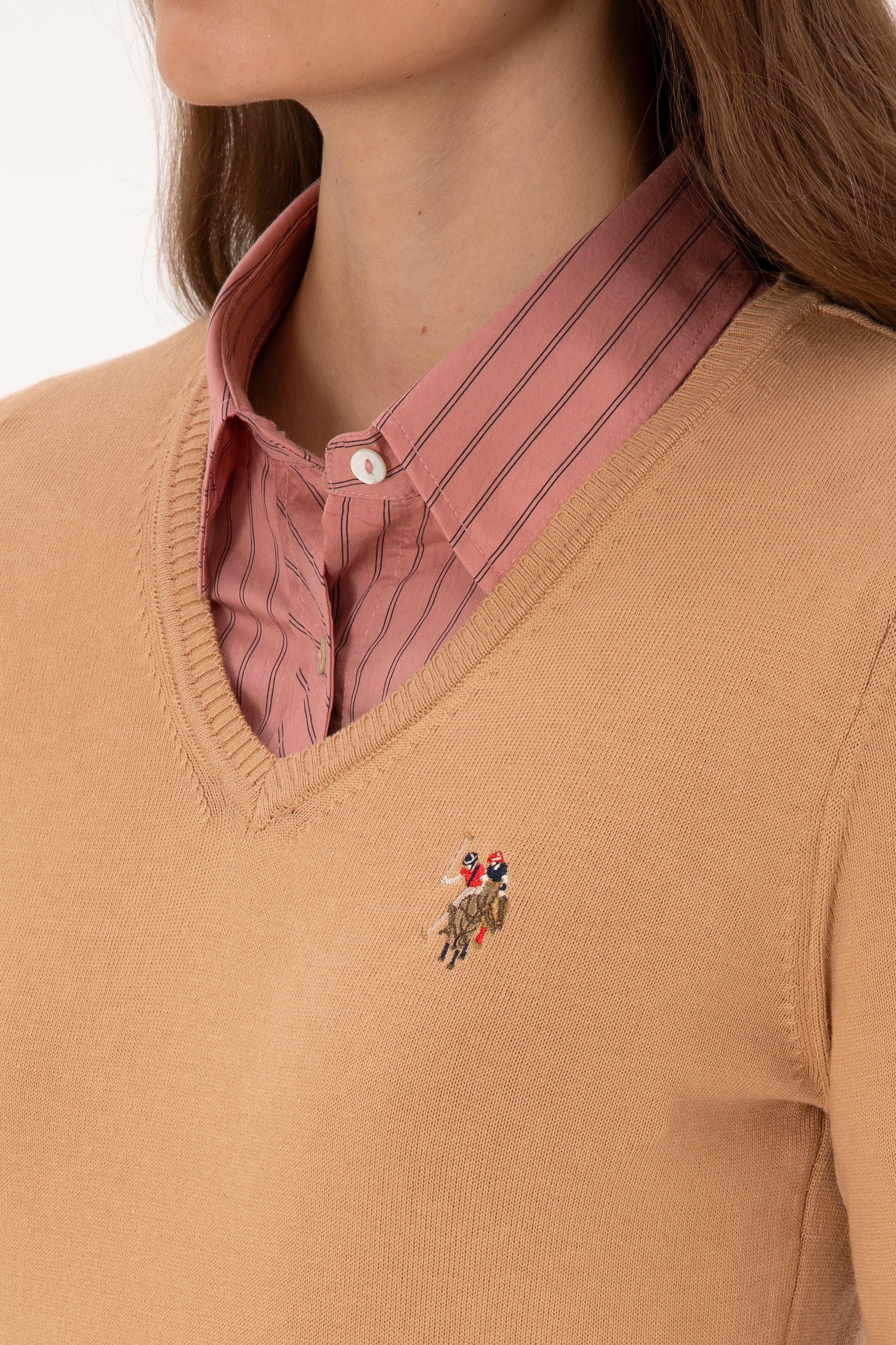 Kadın Camel Basic Kazak - Image 7