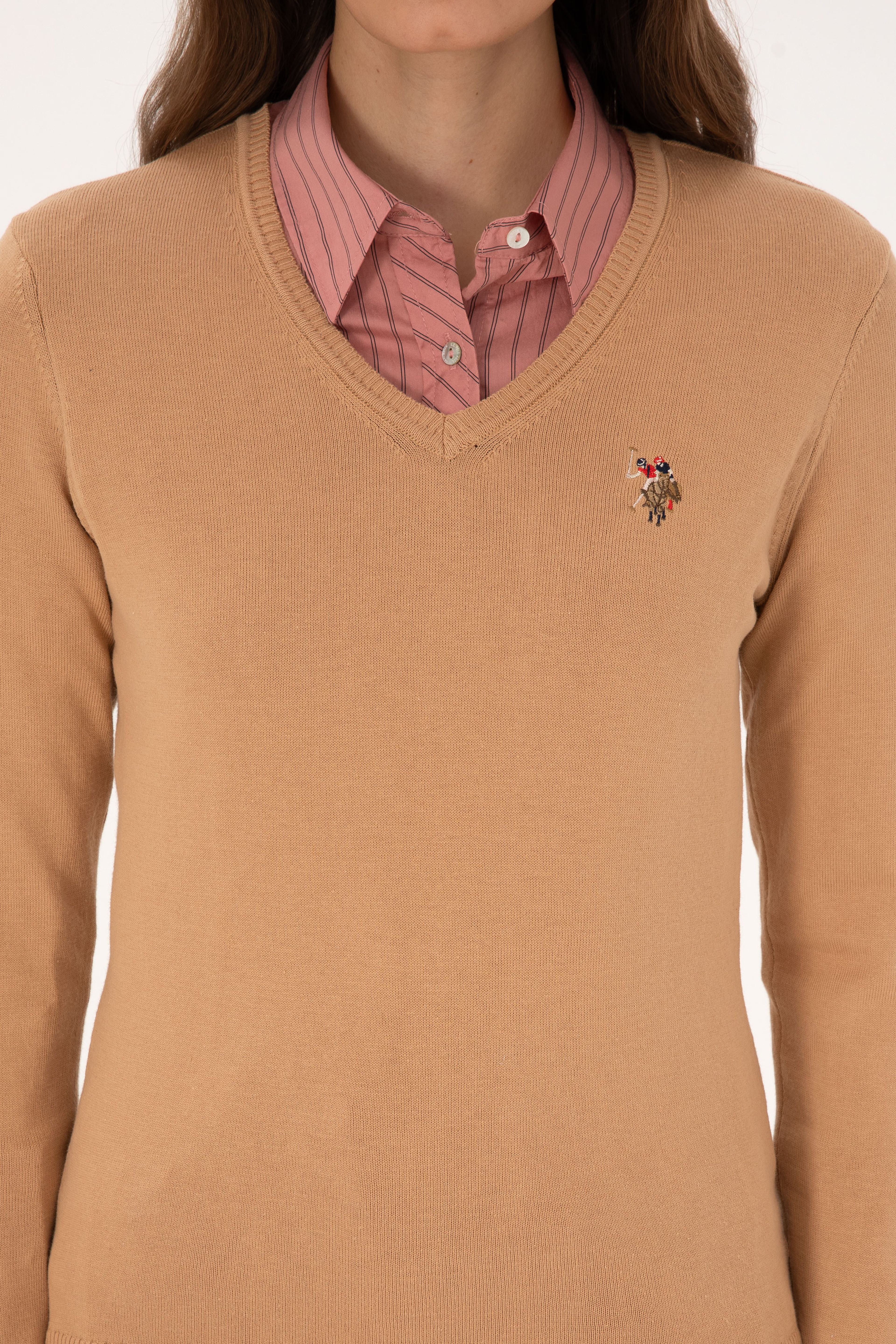 Kadın Camel Basic Kazak - Image 6