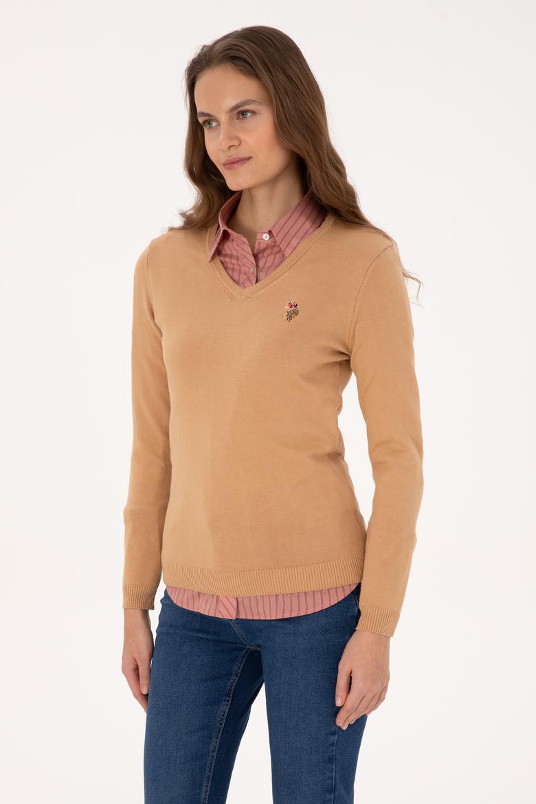 Kadın Camel Basic Kazak - 50307727058