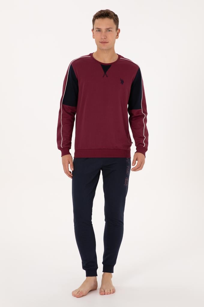 Erkek Vişne Pijama Takımı